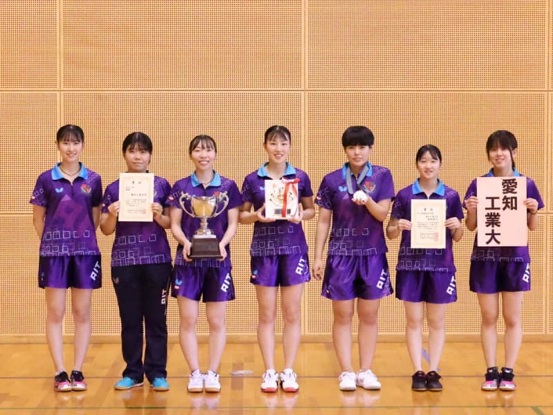 女子1部は愛知工業大学が全勝優勝　最優秀選手賞には面田采巳が選出＜2024年度東海学生卓球秋季リーグ戦＞