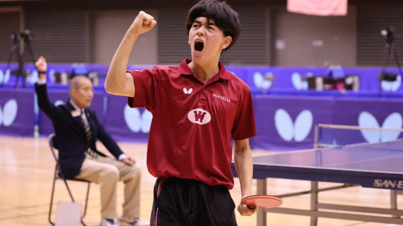 徳田幹太がベスト4入り　2試合連続フルゲーム勝ち＜卓球・全日学2024男子単5回戦、準々決勝結果＞