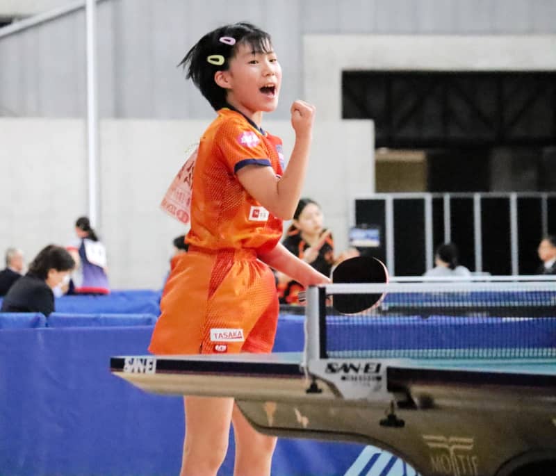 大会最年少11歳・松島美空　高校生相手に2戦連続撃破で勝利の雄たけび「しゃー！」憧れ早田ひなと夢の対戦へ前進