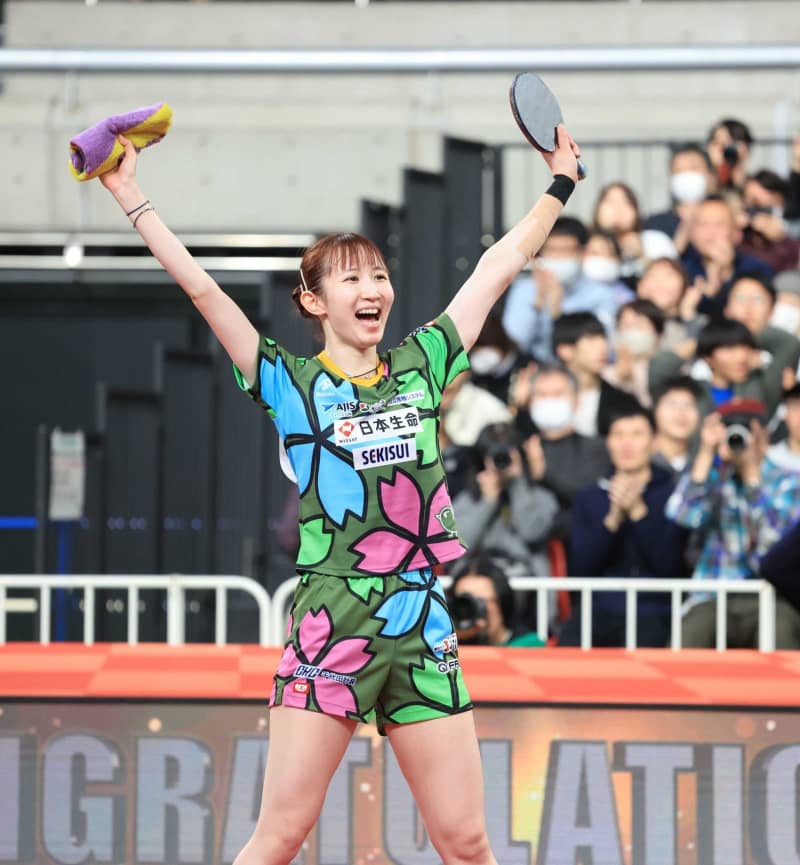 女王強し3連覇！早田ひな　張本美をストレー倒　石川佳純以来の偉業　パリ五輪左手首負傷から「うまさ」追求し復活